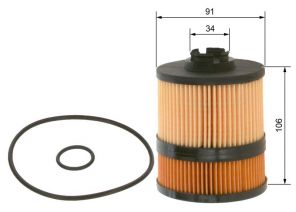 Bosch 1 457 429 302 - Olejový filter
