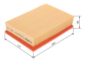 Bosch 1 457 433 004 - Vzduchový filter