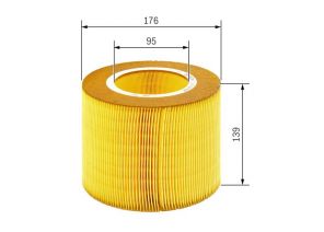 Bosch 1 457 433 590 - Vzduchový filter