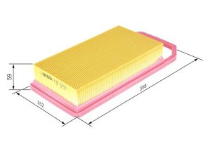 Bosch 1 457 433 591 - Vzduchový filter