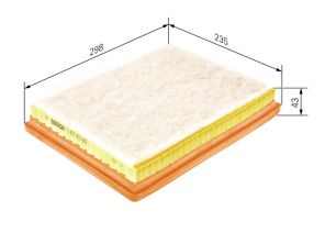 Bosch 1 457 433 655 - Vzduchový filter