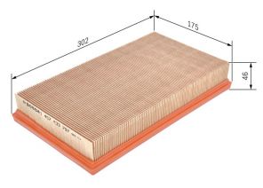 Bosch 1 457 433 797 - Vzduchový filter