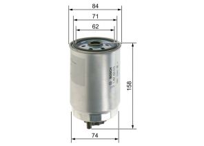 Bosch 1 457 434 510 - Palivový filter