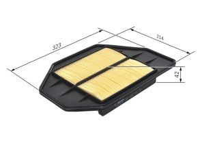 Bosch 1 987 429 178 - Vzduchový filter
