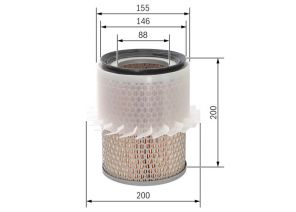 Bosch 1 987 429 186 - Vzduchový filter