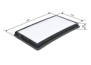 Bosch 1 987 432 002 - Peľový filter