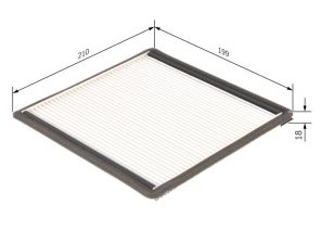 Bosch 1 987 432 021 - Peľový filter