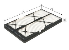 Bosch 1 987 432 044 - Peľový filter