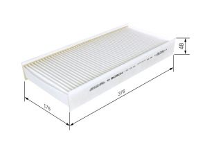 Bosch 1 987 432 206 - Peľový filter