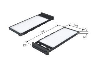 Bosch 1 987 435 006 - Peľový filter