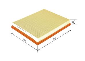 Bosch F 026 400 014 - Vzduchový filter