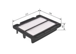 Bosch F 026 400 043 - Vzduchový filter