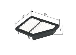 Bosch F 026 400 132 - Vzduchový filter -
