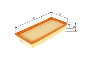 Bosch F 026 400 140 - Vzduchový filter -
