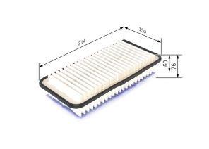 Bosch F 026 400 143 - Vzduchový filter -