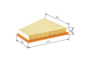 Bosch F 026 400 149 - Vzduchový filter -