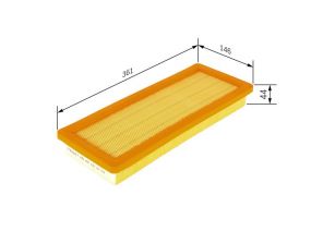 Bosch F 026 400 151 - Vzduchový filter -