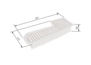 Bosch F 026 400 158 - Vzduchový filter -
