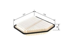 Bosch F 026 400 188 - Vzduchový filter -