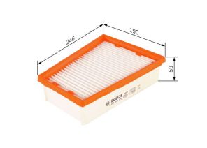 Bosch F 026 400 229 - Vzduchový filter -