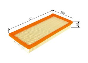 Bosch F 026 400 258 - Vzduchový filter -