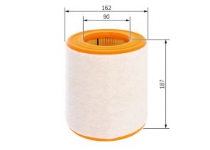 Bosch F 026 400 261 - Vzduchový filter -