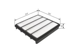 Bosch F 026 400 296 - Vzduchový filter -