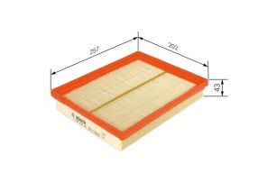 Bosch F 026 400 301 - Vzduchový filter -
