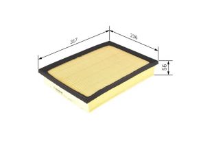 Bosch F 026 400 303 - Vzduchový filter -