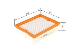 Bosch F 026 400 304 - Vzduchový filter -