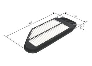 Bosch F 026 400 349 - Vzduchový filter -