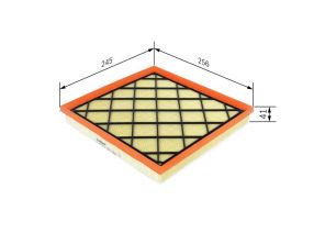 Bosch F 026 400 351 - Vzduchový filter -