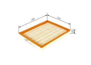 Bosch F 026 400 356 - Vzduchový filter -