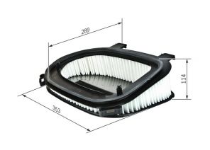 Bosch F 026 400 366 - Vzduchový filter -