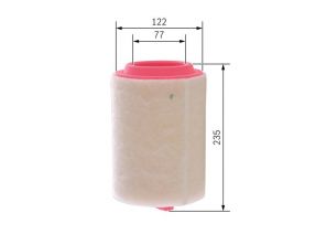 Bosch F 026 400 367 - Vzduchový filter -