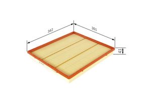 Bosch F 026 400 373 - Vzduchový filter -
