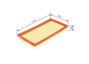 Bosch F 026 400 378 - Vzduchový filter -