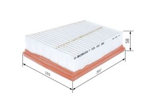 Bosch F 026 400 386 - Vzduchový filter -