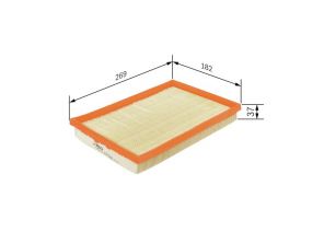 Bosch F 026 400 415 - Vzduchový filter -