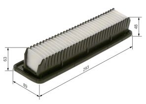 Bosch F 026 400 416 - Vzduchový filter -