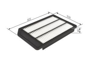 Bosch F 026 400 419 - Vzduchový filter -