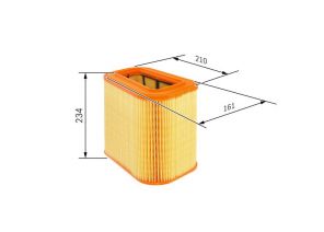 Bosch F 026 400 431 - Vzduchový filter -