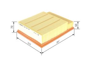 Bosch F 026 400 437 - Vzduchový filter -