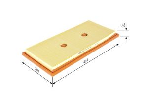 Bosch F 026 400 482 - Vzduchový filter -