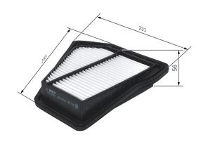 Bosch F 026 400 494 - Vzduchový filter -