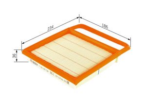Bosch F 026 400 504 - Vzduchový filter -