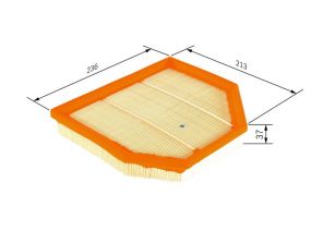 Bosch F 026 400 509 - Vzduchový filter -