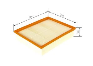 Bosch F 026 400 555 - Vzduchový filter -