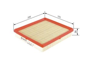 Bosch F 026 400 581 - Vzduchový filter -