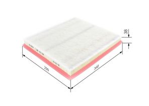 Bosch F 026 400 596 - Vzduchový filter -